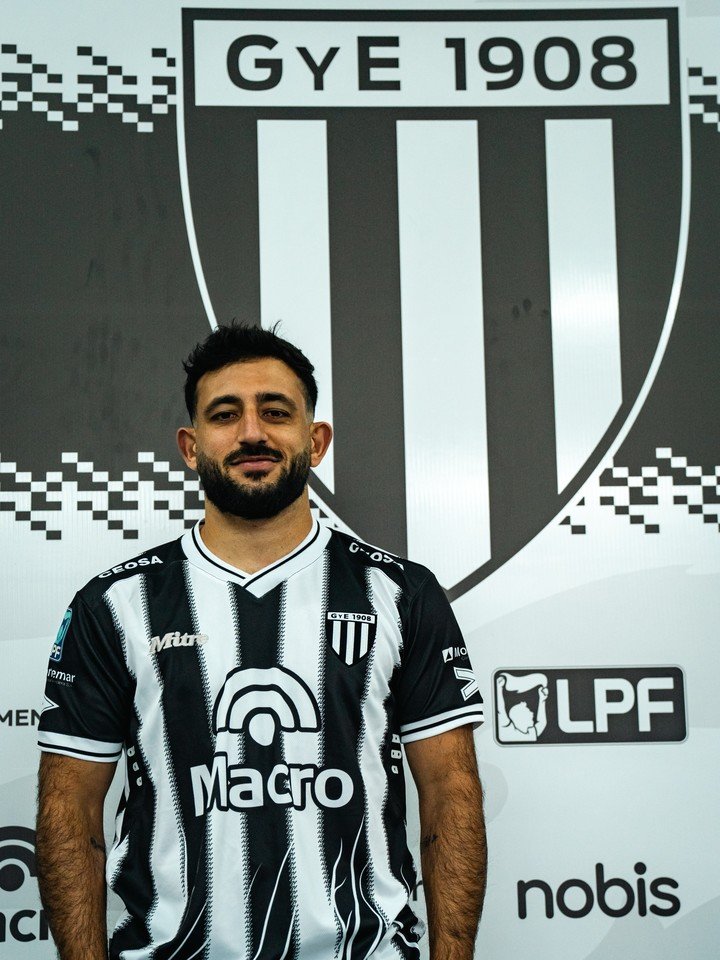 El Monito Vargas fue presentado en Mendoza. (FOTO: Gimnasia)