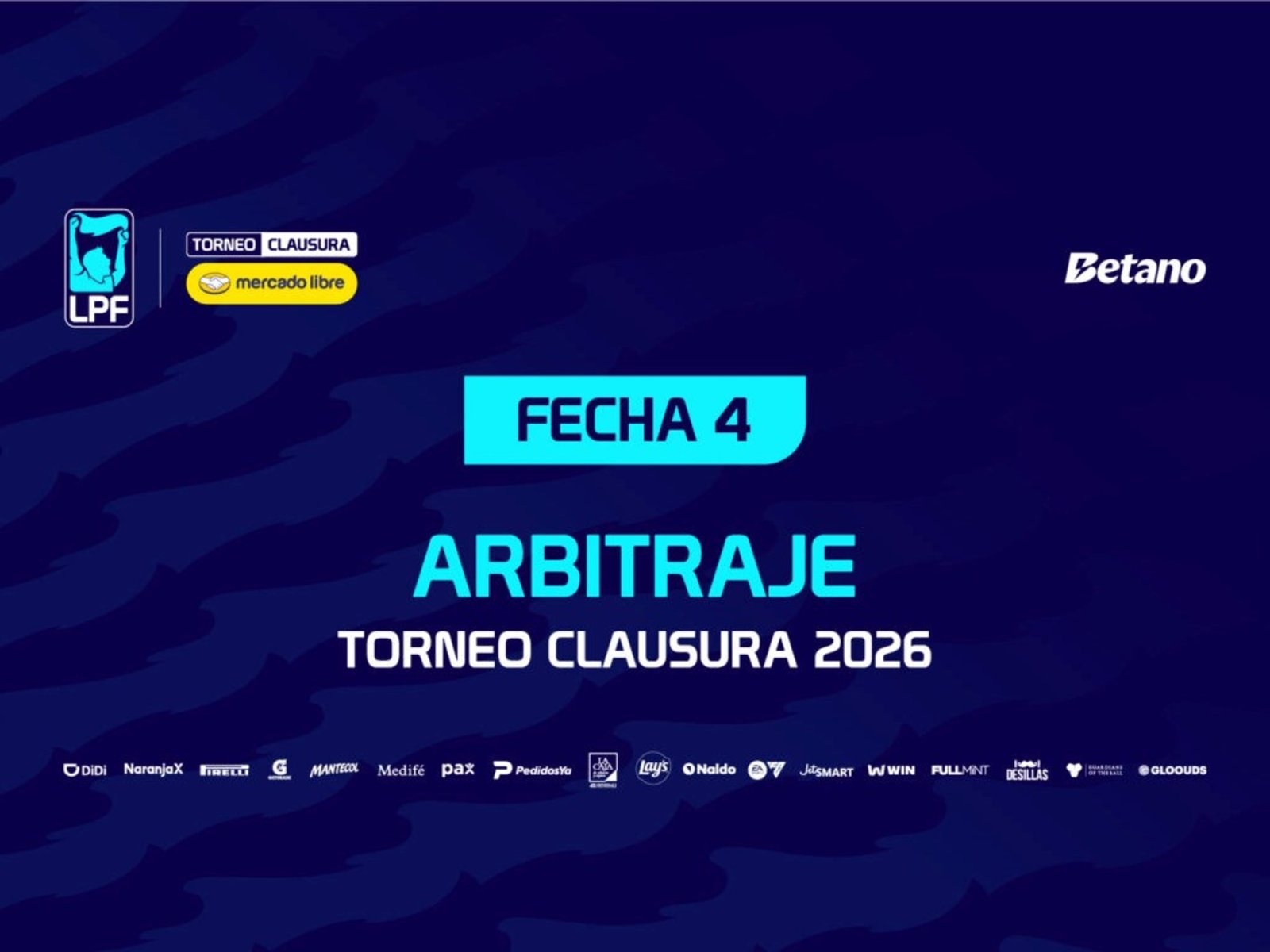 Árbitros, días, horarios y TV de la fecha 4 del Torneo Clausura 2026 :: Olé
