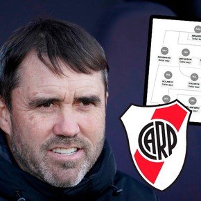River vs Independiente Santa Fe: ¿cuál fue el 11 que armaron los hinchas para clasificar en la Sudamericana?