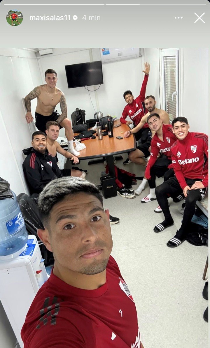 La historia que publicó Maxi Salas. Instagram.