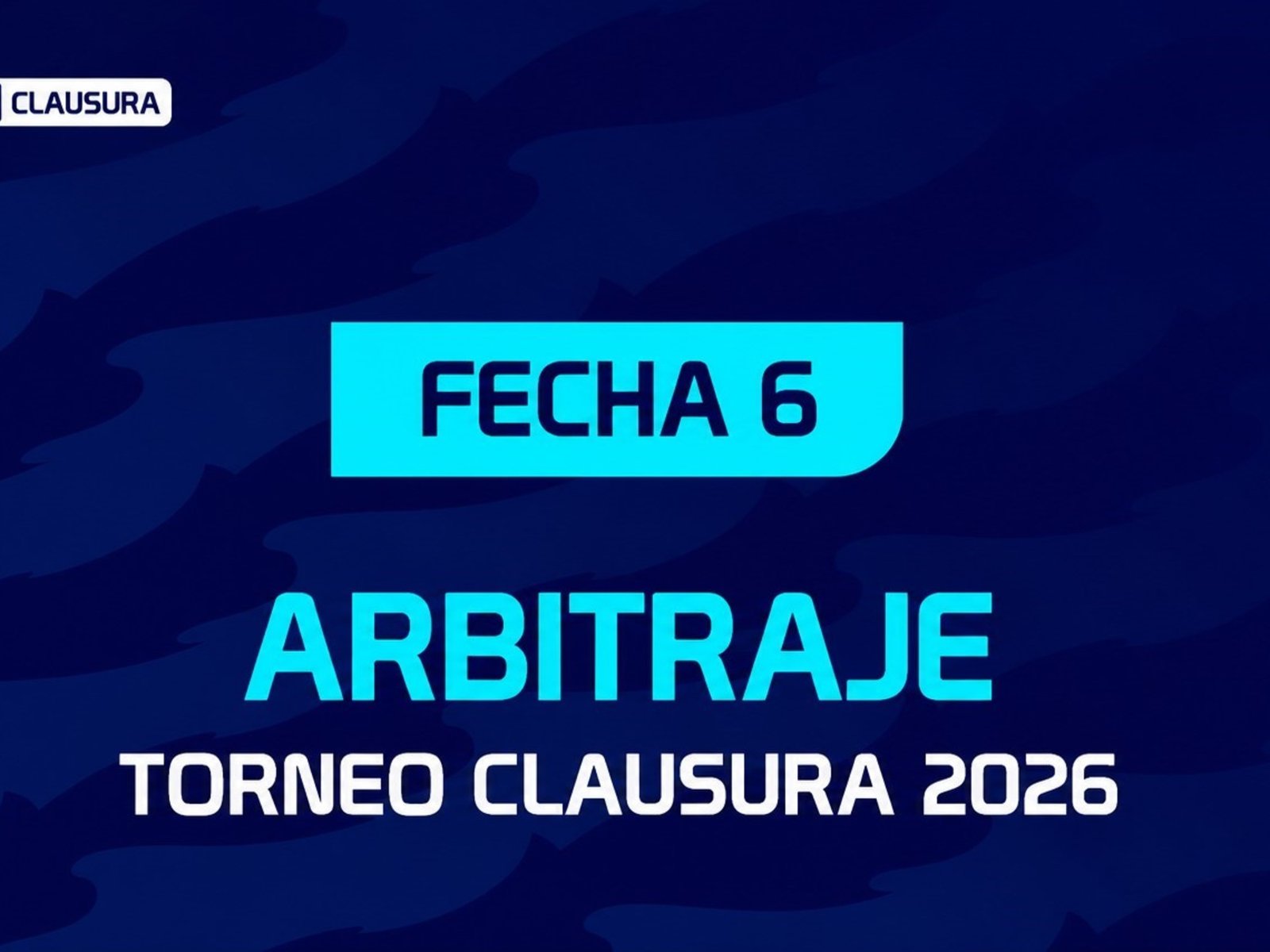 Días, horarios, árbitros y TV de la fecha 6 del Clausura :: Olé