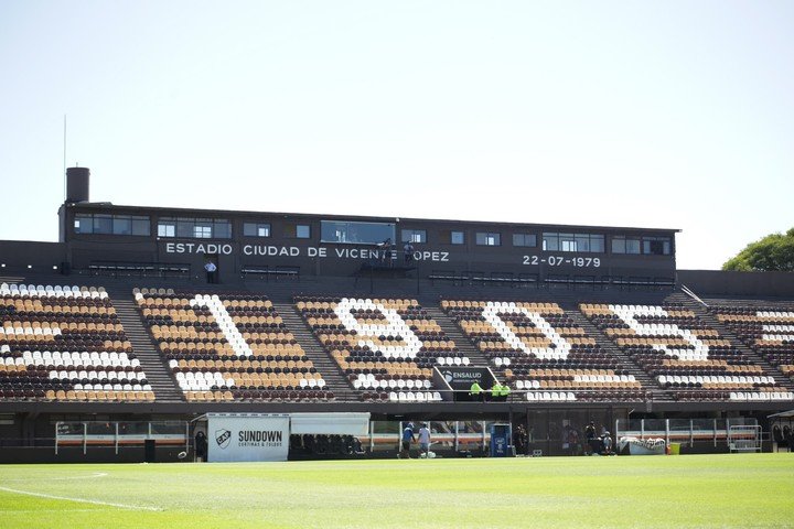 Así luce el Estadio Ciudad de Vicente López.