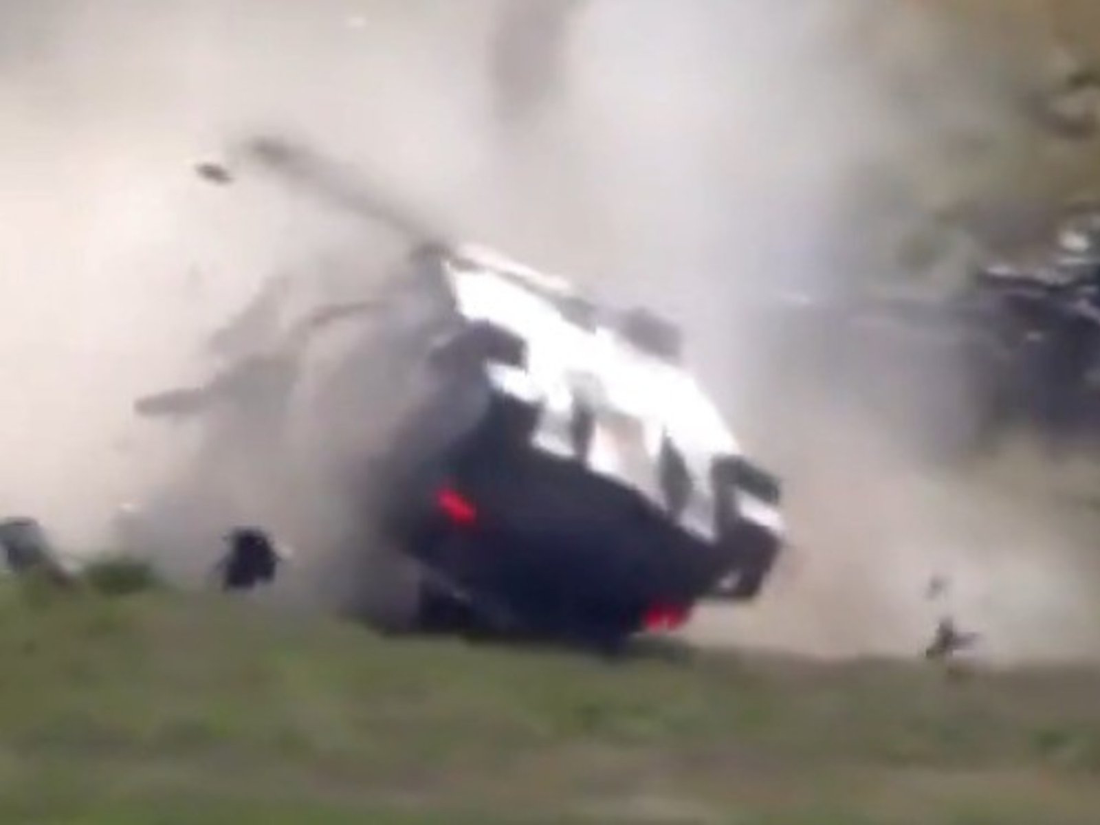 "El auto pegó un latigazo"