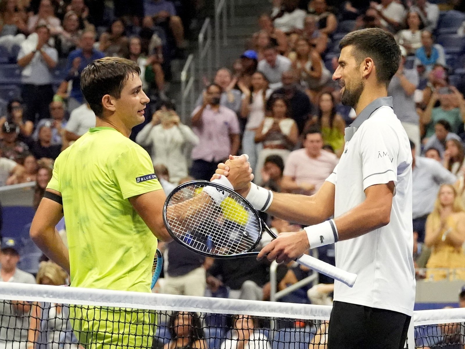 El "problema serio" que admitió Novak Djokovic tras caer ante Navone en el US Open 2026 y el logro "histórico" del argentino