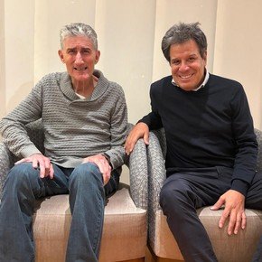 El Patón Bauza recibió una emotiva visita