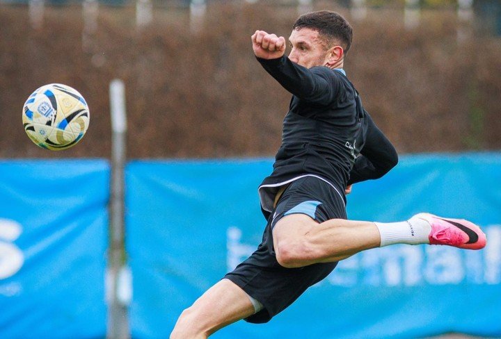 Maravilla Martínez regresa mientras cumple sanción por Copa Argentina. Foto: Prensa Racing.