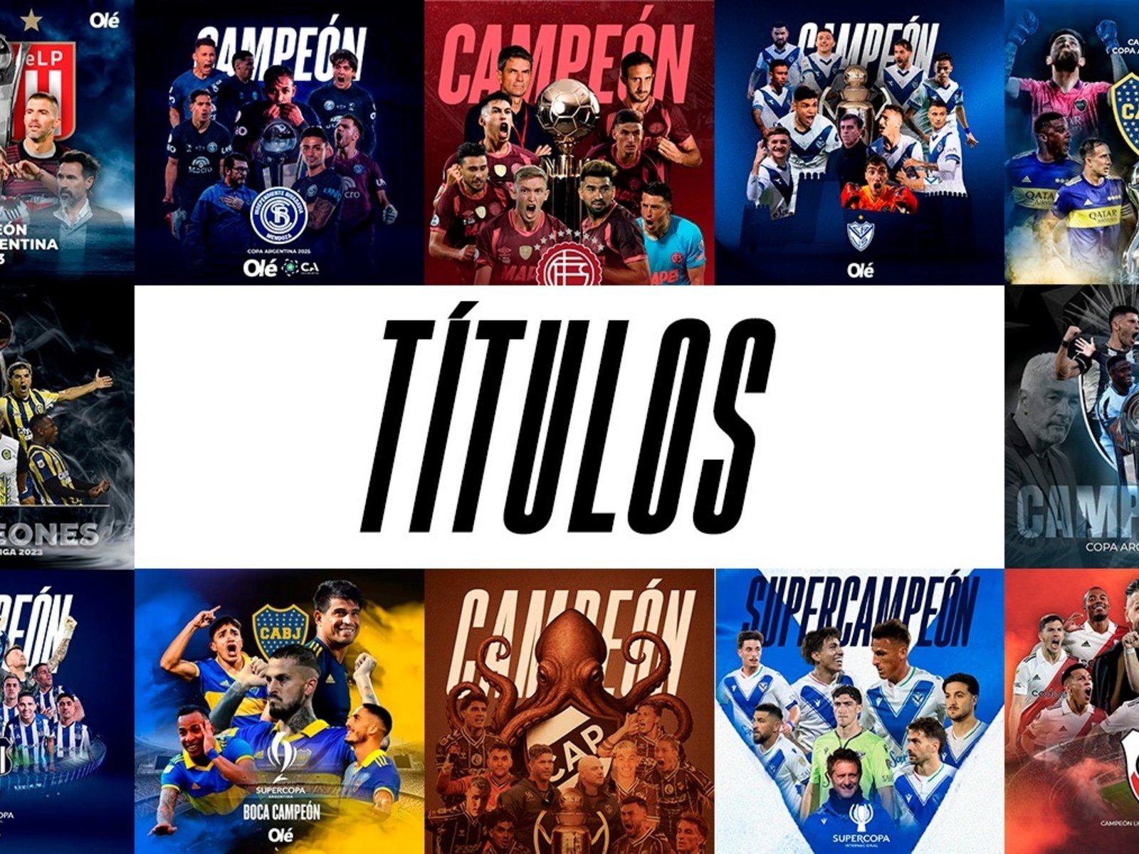 Los clubes con más títulos oficiales del fútbol argentino: el ranking histórico que alimenta la eterna discusión :: Olé