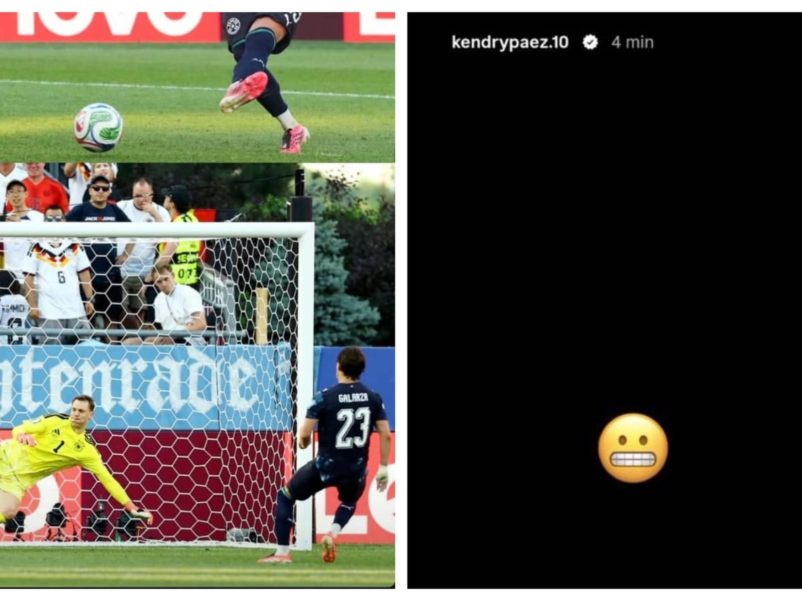 Los picantes posteos de Galarza Fonda y Kendry Páez tras la derrota de River en los penales :: Olé