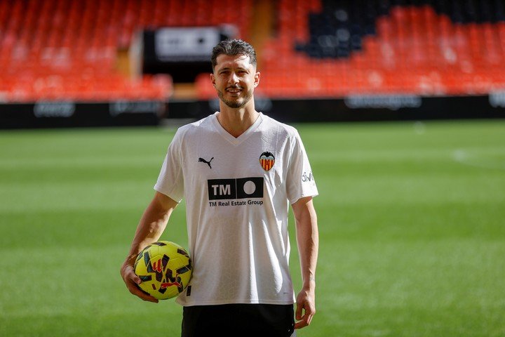 Guido Rodríguez en Valencia (EFE).