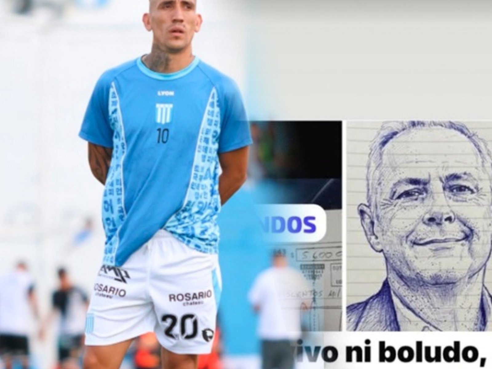 "Ni vivo ni boludo, garca": la bomba de Ricardo Centurión por un cheque sin fondos, tras su salida de Racing de Córdoba :: Olé