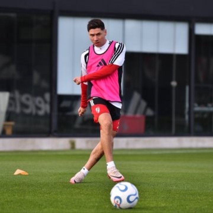 Gonzalo Montiel, un regreso clave en un puesto sin variantes en River en la Sudamericana (Prensa River).