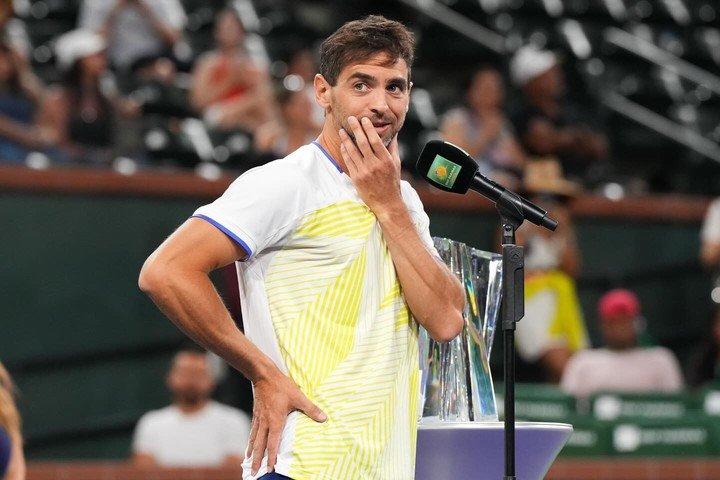 Andreozzi gritó campeón en Indian Wells, junto al francés Guinard.