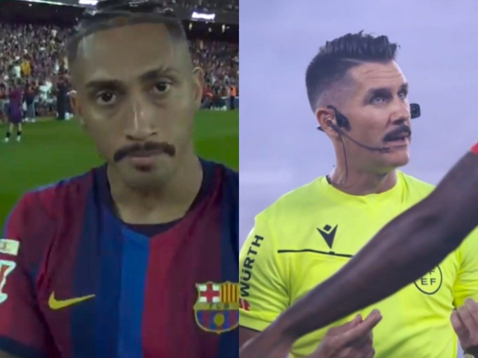 Similar a Espinoza, un árbitro protagonizó un particular momento en el sorteo de Barcelona - Athletic: el video :: Olé