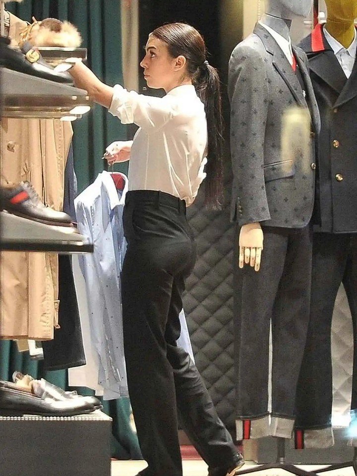 Georgina Rodríguez trabajó como dependienta en Gucci.