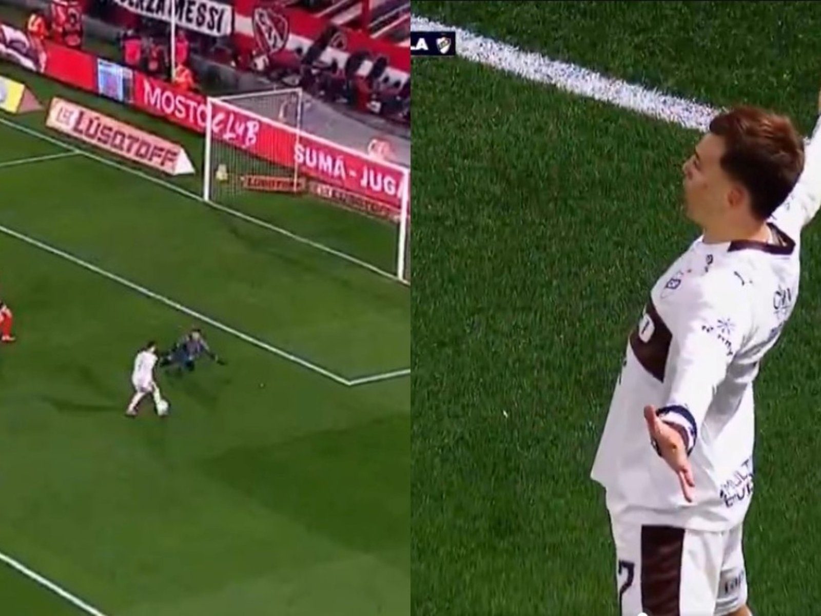 Video: el error de Rey y el gol de Mainero con festejo a lo Cristiano Ronaldo :: Olé