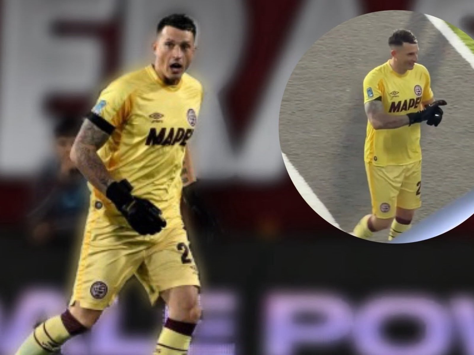 Video: el picante gesto de Nahuel Losada contra los hinchas de Talleres y su particular explicación :: Olé