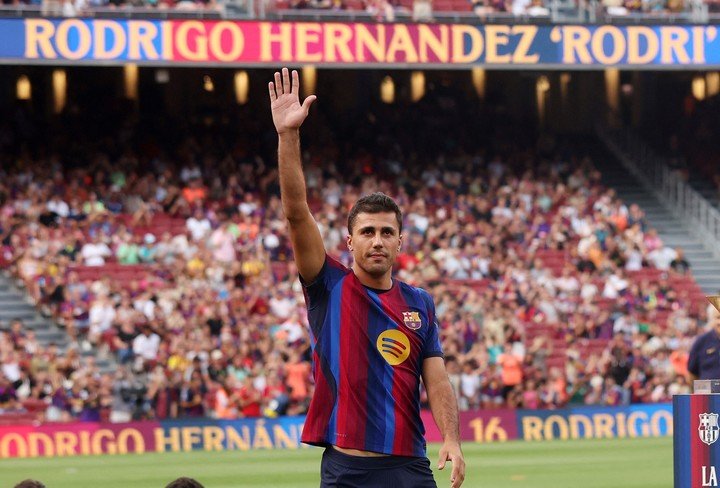 Rodri, el Balón de Oro del Mundial que de momento no será homenajeado. (EFE).