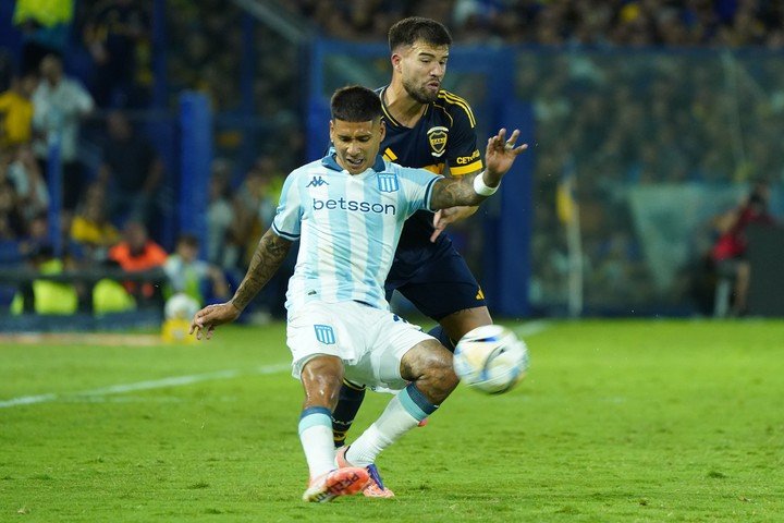 El último Boca vs Racing fue en la Bombonera, por el Apertura (Juano Tesone).
