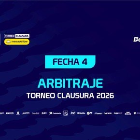 Árbitros, días, horarios y TV de la fecha 4 del Torneo Clausura 2026