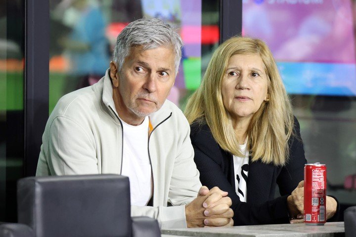 Jorge y Celia Messi (EFE).