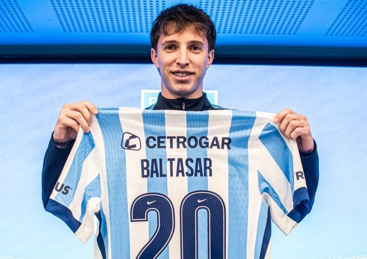 Baltasar Rodríguez al ser presentado.