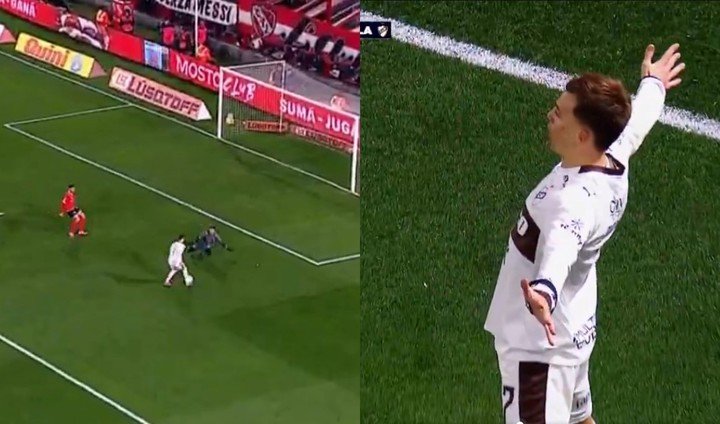 El error de Rodrigo Rey y el gol de Guido Mainero para el 1-0 de Platense ante Independiente.