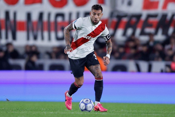 Otamendi, nuevo capitán de River.
Foto: EFE/ Juan Ignacio Roncoroni