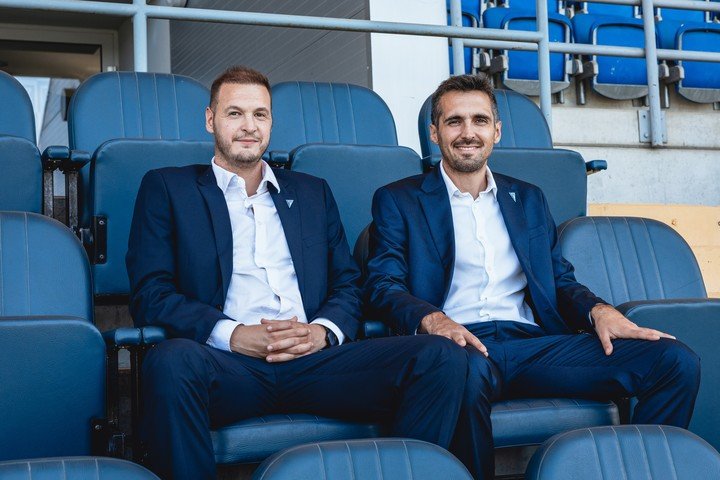 Damián Pedrosa y Andrés Jornet, los argentinos que gerencian al ZTE. Foto: Gentileza ZTE