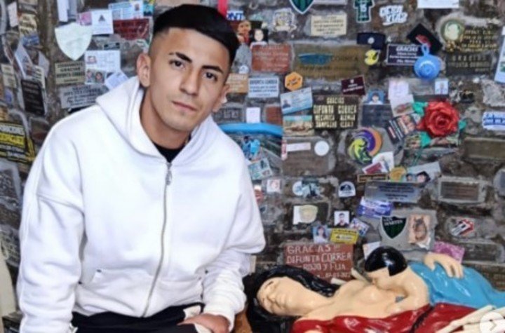 Almada visitó la DIFUNTA CORREA