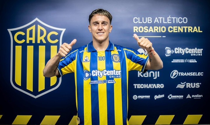 Franco Cervi volvió a Rosario Central después de 10 años.
