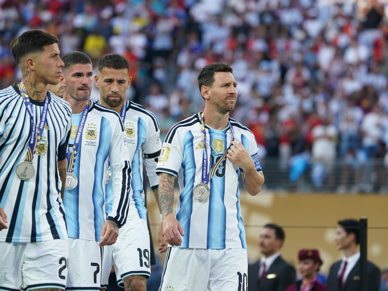 los mensajes de sus compañeros en la Scaloneta, Di María y otros históricos