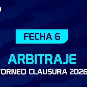 Días, horarios, árbitros y TV de la fecha 6 del Clausura