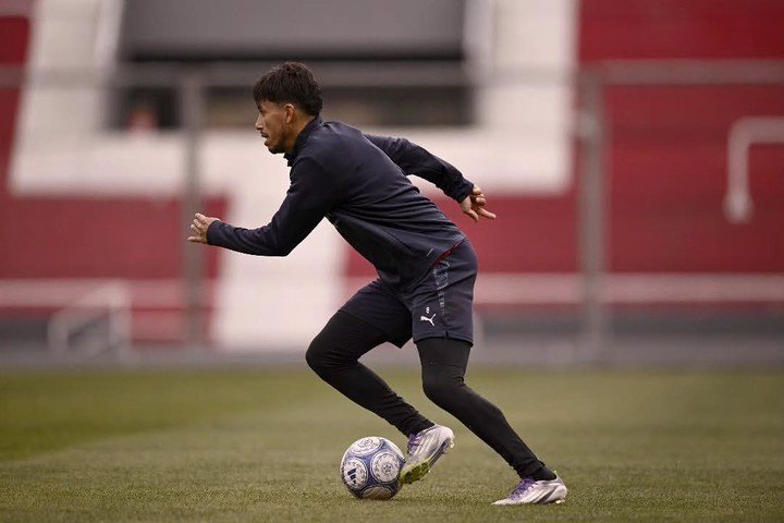 Maxi Meza volvió al Rojo.
Prensa Independiente