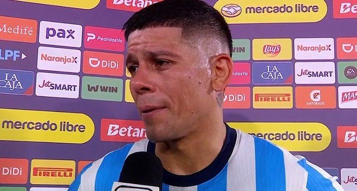 Rojo es uno de los líderes del plantel de Racing.