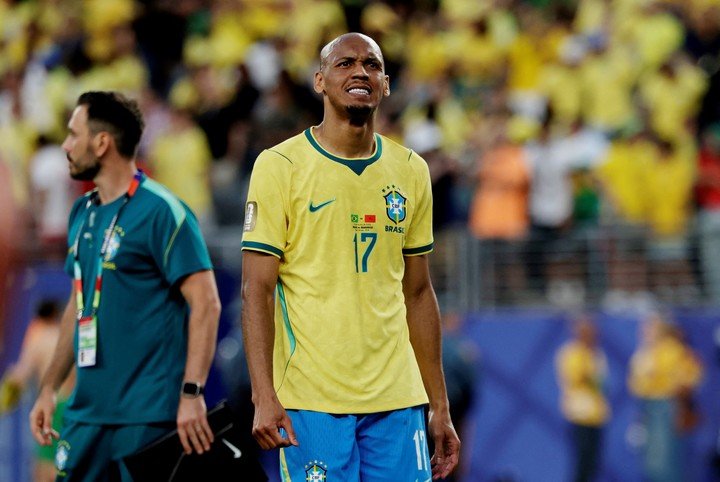 Fabinho, durante el Mundial 2026 con Brasil (Reuters).