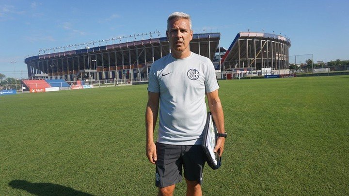 Fernando Kuyumchoglu en San Lorenzo.