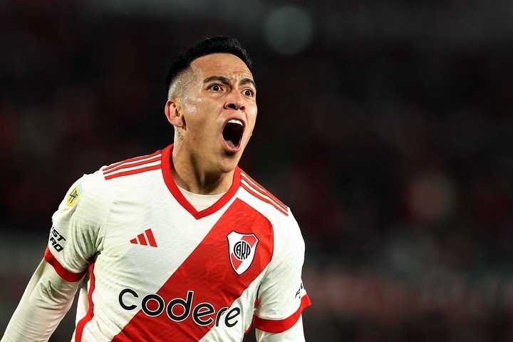 Barco tuvo un paso irregular por River (Photo by ALEJANDRO PAGNI / AFP)