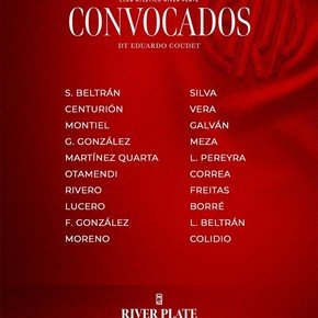 Buenas noticias y un juvenil: los convocados de River vs. Central