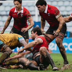 La tremenda pelea en un partido de rugby entre la selección de Uruguay y la de Chile que terminó con los dos capitanes expulsados