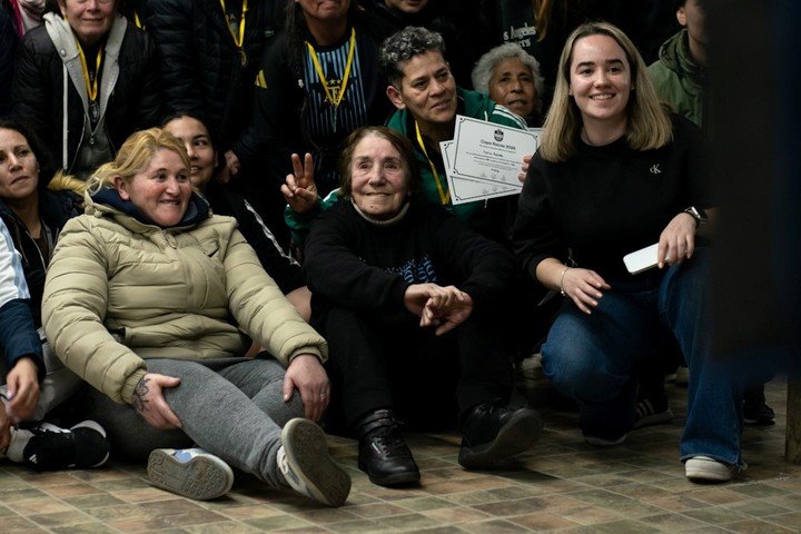 Betty García, presente en la primera edición de la Copa Raíces. Foto: CLARÍN
