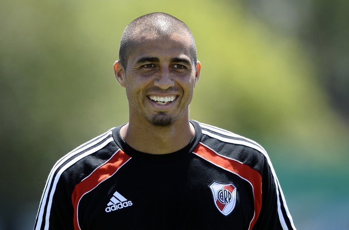 David Trezeguet en River. AFP.