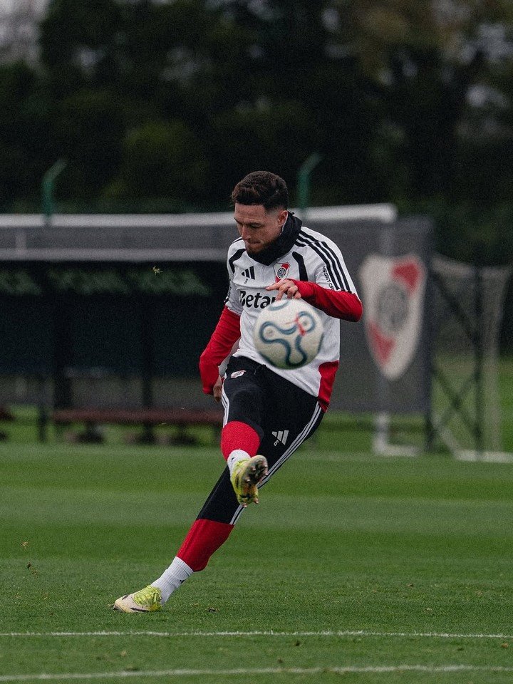 Anibal Moreno, en forma diferenciada en el Camp (Prensa River).