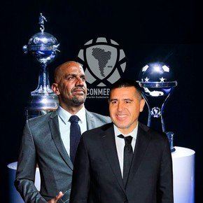Por qué Verón y Riquelme se cruzan en Conmebol