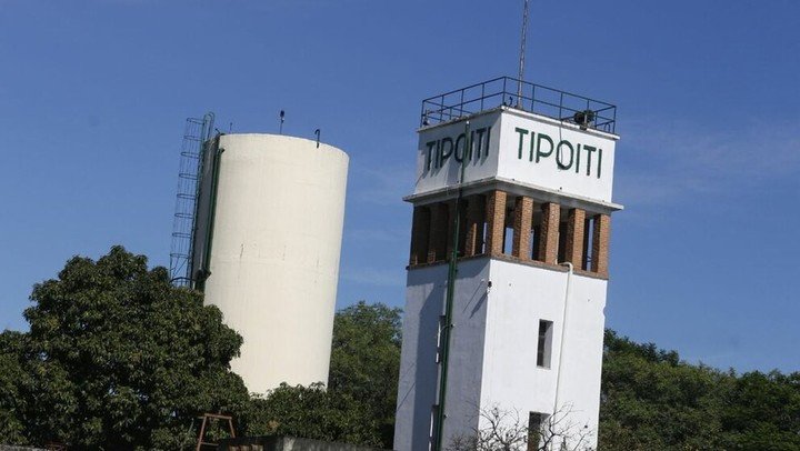 Una imagen actual de la fábrica algodonera Tipoití, el corazón del viejo Mandiyú.