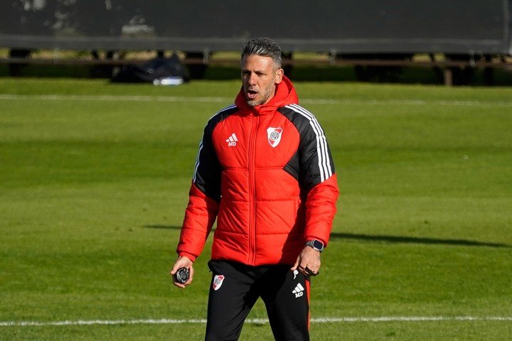Martín Demichelis en su paso por River.