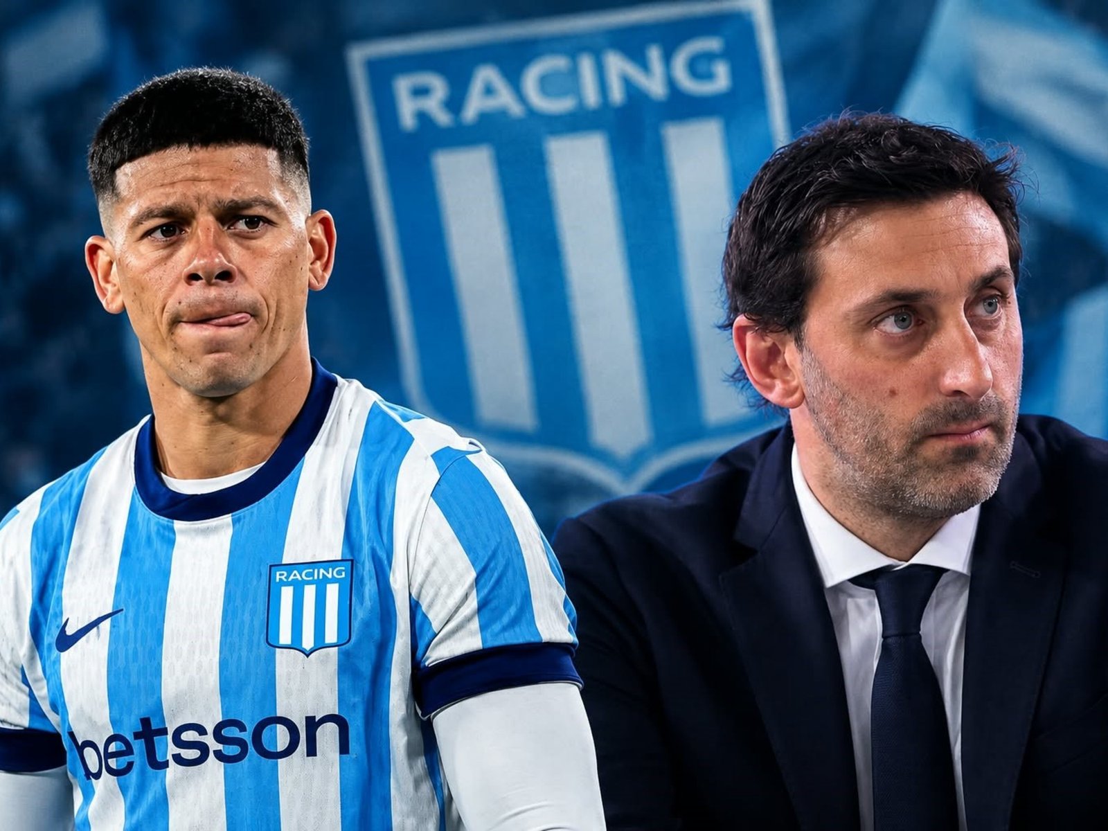 Clima caliente en Racing: fuerte discusión entre Marcos Rojo y Diego Milito :: Olé