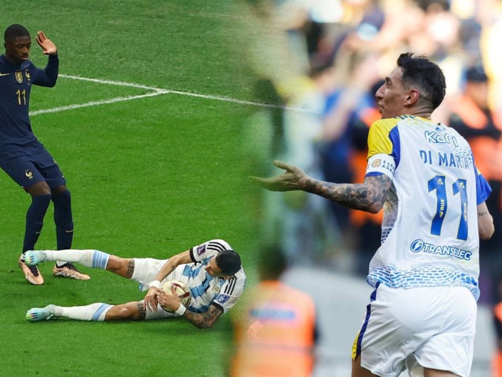 Di María y la comparación del polémico penal a Rosario Central con el de Qatar 2022: "Fue como el de Francia..." :: Olé