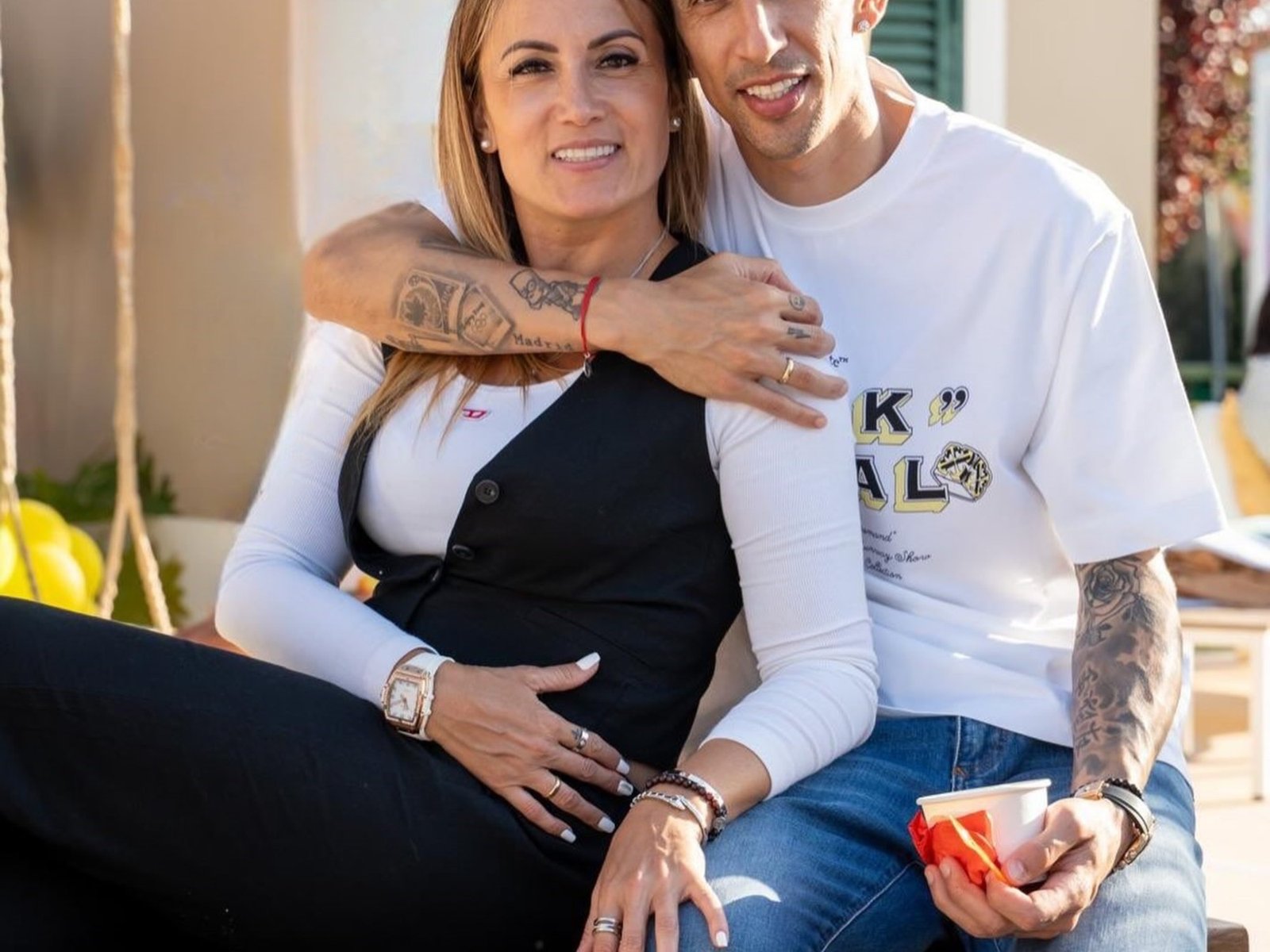 El tremendo dato que compartió Jorgelina Cardoso sobre Di María tras ser campeón con Rosario Central :: Olé