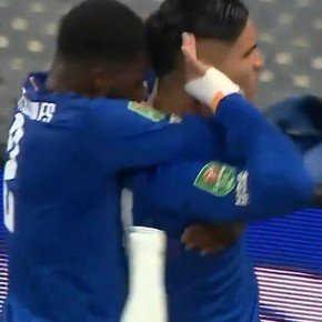 Otro Topo Gigio a los ingleses: el curioso festejo de Alcaraz en la Carabao Cup
