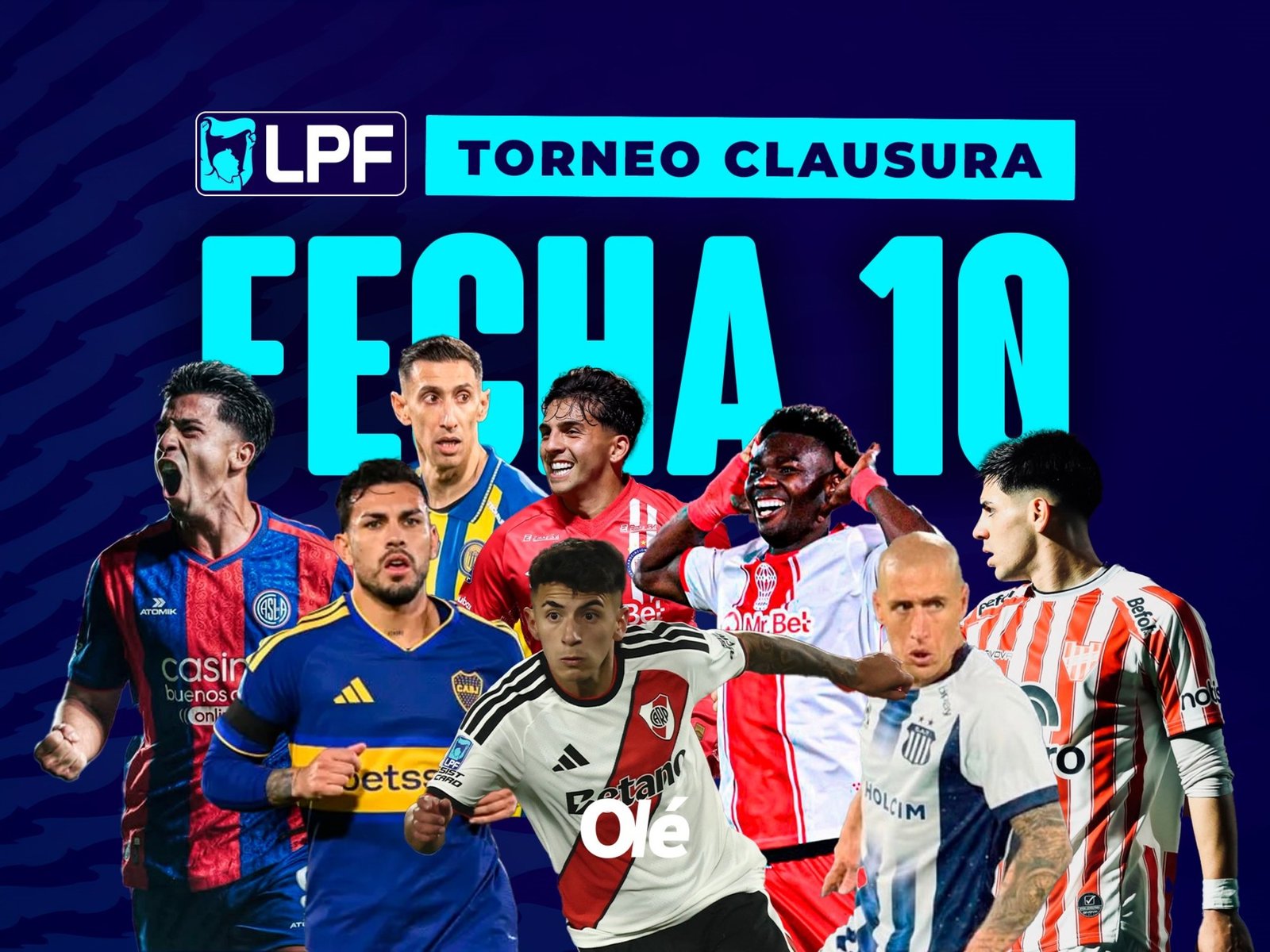 Fecha 10 del Clausura: horarios, días y TV de los 15 partidos :: Olé